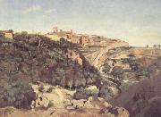 Jean Baptiste Camille  Corot Volterra (mk11) oil painting on canvas